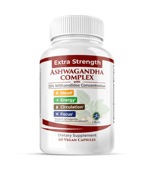 1 Body Ashwagandha Complex Capsules in Pakistan