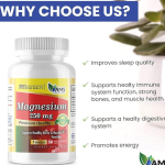 America Medic & Science Magnesium 250 mg, 100 Caplets in Pakistan
