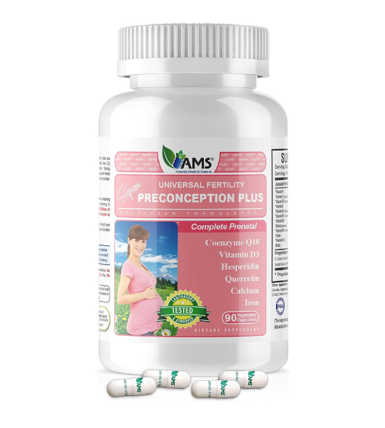 America Medic & Science Preconception Plus 90 Capsules in Pakistan