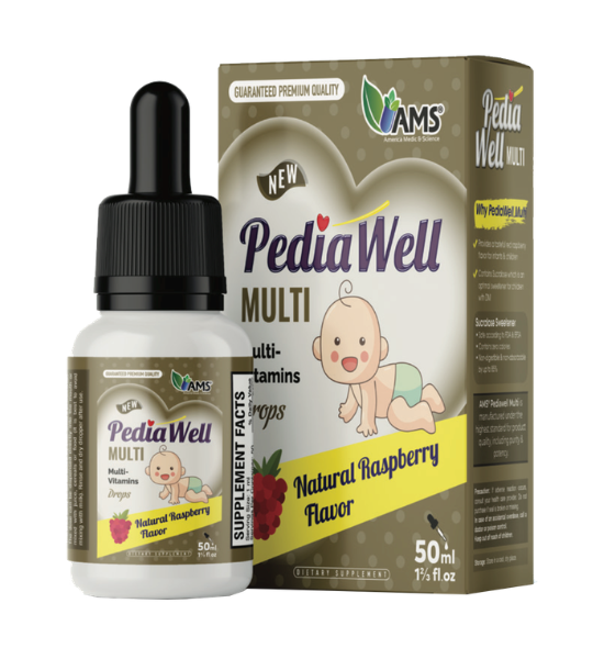 AMS® Pedia Well Multi – Multivitamin 50ml in Pakistan