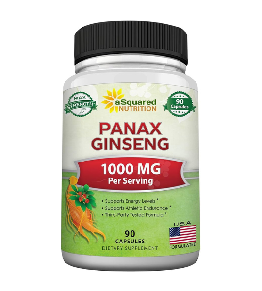 aSquared Nutrition Korean Panax Ginseng Capsules in Pakistan