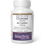 BioClinic Naturals Activated Charcoal Capsules 250 mg 90 Softgels in Pakistan