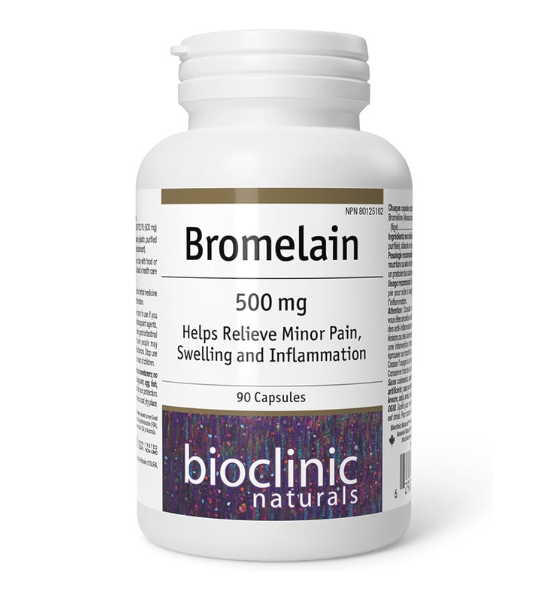 BioClinic Naturals Bromelain 500 mg, 90 Capsules in Pakistan