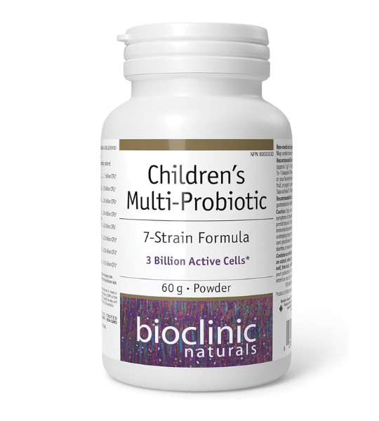 BioClinic Naturals Children’s Multi Probiotic 7-Strain Formula, 3 Billion Active Cells, 60 g Powder in Pakistan