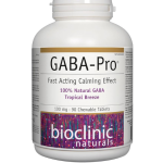 BioClinic Naturals GABA 100 mg, 100% Natural Pharma GABA, 90 Chewable Tablets in Pakistan