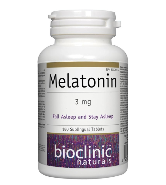 BioClinic Naturals Melatonin 3 mg, 180 Sublingual Tablets in Pakistan
