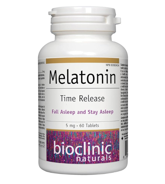 BioClinic Naturals Melatonin Time Release 5 mg, 60 Tablets in Pakistan