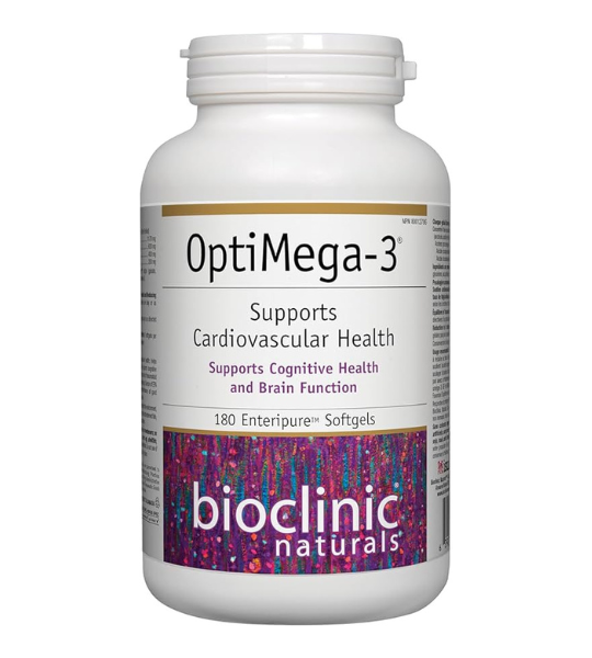 Bioclinic Naturals OptiMega-3-1,170 mg of Fish Oil, 180 Enteripure Softgels in Pakistan