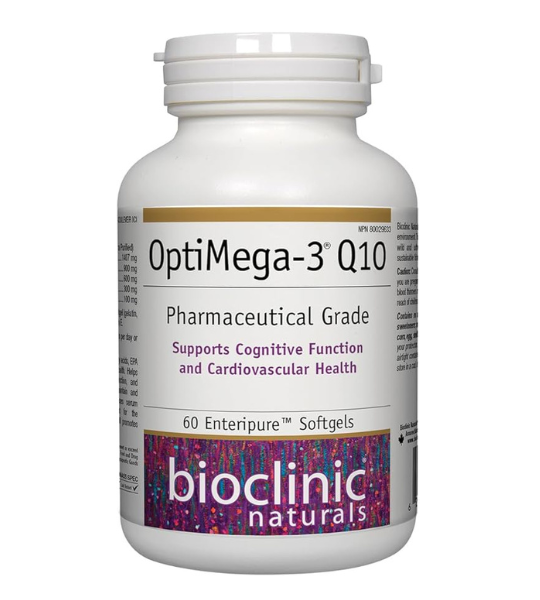 BioClinic Naturals OptiMega-3 Q10 Pharmaceutical Grade, 60 Enteripure Softgels in Pakistan