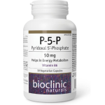 BioClinic Naturals P-5-P Pyridoxal 5’-phosphate Vitamin B6 50 mg, 30 Vegetarian Capsules in Pakistan