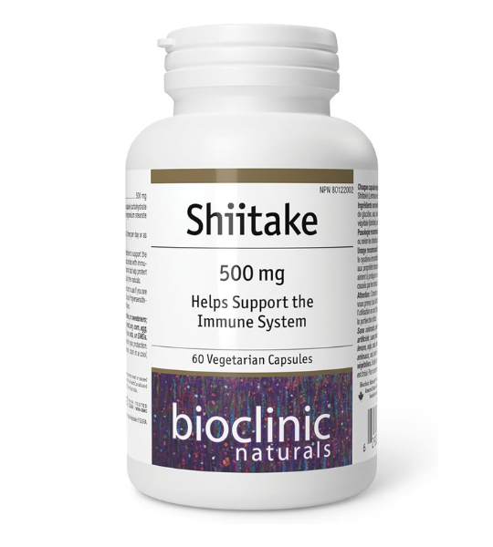 BioClinic Naturals Shiitake 500 mg, 60 Vegetarian Capsules in Pakistan
