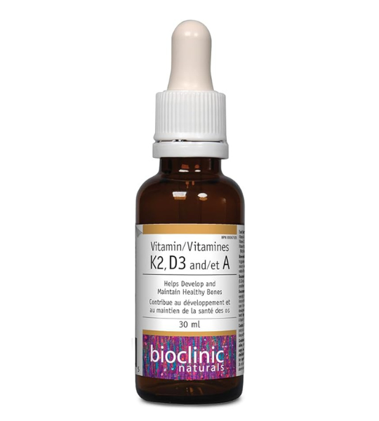 BioClinic Naturals Vitamin D 1000 IU, Vitamin K 50 mcg & Vitamin A 500 IU, 30 ml Liquid in Pakistan