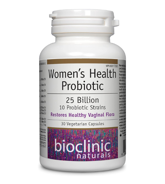 BioClinic Naturals Women’s Health Probiotic Restores Healthy Vaginal Flora 25 Billion 10 Probiotic Strains 30 Vegetarian Capsules in Pakistan