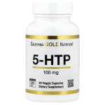 California Gold Nutrition, 5-HTP, 100 mg, 60 Veggie Capsules in Pakistan