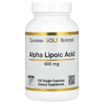 California Gold Nutrition, Alpha Lipoic Acid, 600 mg, 120 Veggie Capsules in Pakistan