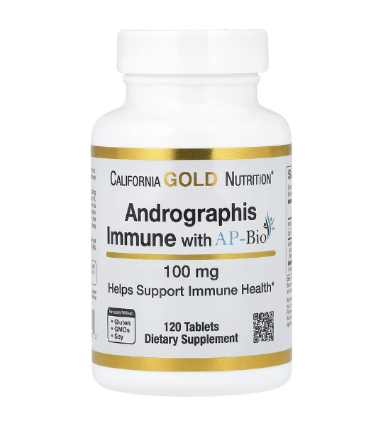 California Gold Nutrition, Andrographis Immune with AP-Bio 100 mg, 120 Tablets in Pakistan