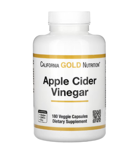 California Gold Nutrition, Apple Cider Vinegar, 180 Veggie Capsules in Pakistan