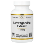 California Gold Nutrition, Ashwagandha, 450 mg, 180 Veggie Capsules in Pakistan