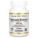 California Gold Nutrition, Bacopa Extract, 320 mg, 120 Veggie Capsules in Pakistan