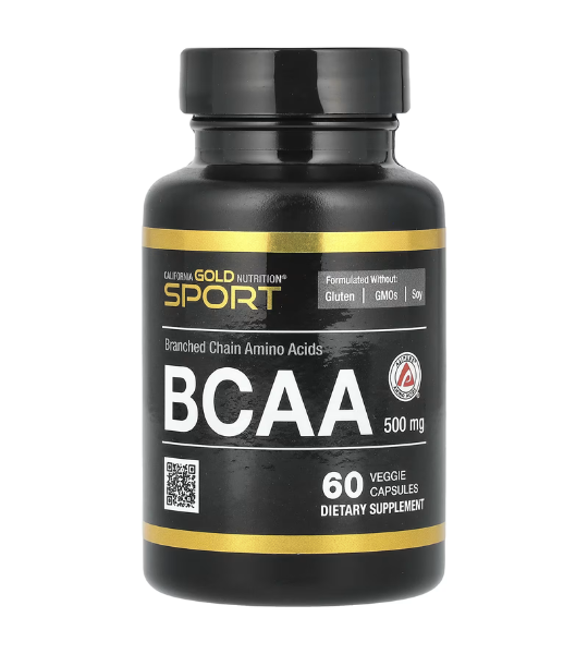 California Gold Nutrition, BCAA, AjiPure® Branched Chain Amino Acids 2:1:1, 500 mg, 60 Veggie Capsules in Pakistan