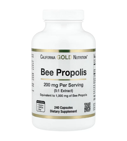 California Gold Nutrition, Bee Propolis, 1,000 mg, 240 Capsules in Pakistan