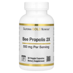 California Gold Nutrition, Bee Propolis 2X, Concentrated Extract, 500 mg, 90 Veggie Caps in Pakistan