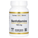 California Gold Nutrition, Benfotiamine with L-Leucine, 150 mg, 90 Veggie Capsules in Pakistan