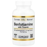 California Gold Nutrition, Benfotiamine with Thiamine, 250 mg, 120 Veggie Capsules in Pakistan