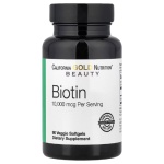 California Gold Nutrition, Biotin, 10,000 mcg, 90 Veggie Softgels in Pakistan