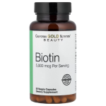 California Gold Nutrition, Biotin, 5,000 mcg, 30 Veggie Capsules in Pakistan