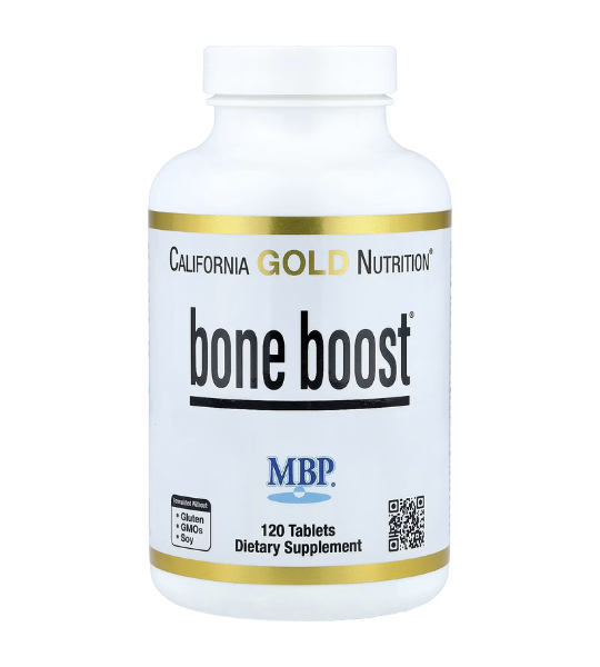 California Gold Nutrition, Bone Boost® with Calcium, Magnesium, Vitamin C and Potassium, 120 Tablets in Pakistan