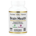 California Gold Nutrition, Brain Health with Alpha-Glycerophosphorylcholine, 60 Veggie Capsules in Pakistan