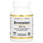 California Gold Nutrition, Bromelain, 625 mg, 30 Veggie Capsules in Pakistan