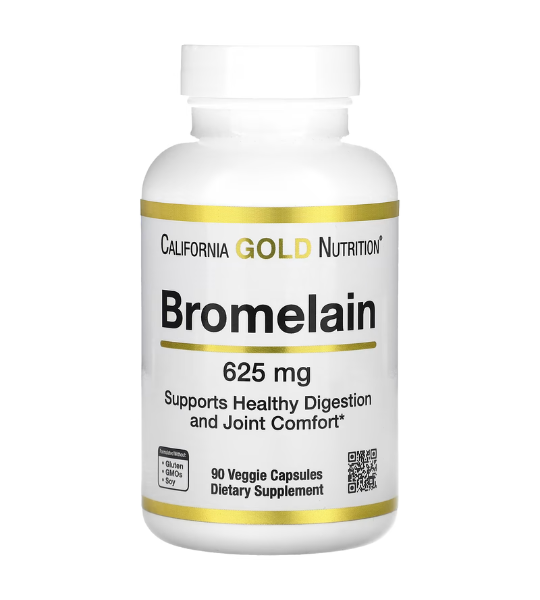 California Gold Nutrition, Bromelain, 625 mg, 90 Veggie Capsules in Pakistan