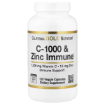 California Gold Nutrition, C-1000 & Zinc Immune, 120 Veggie Capsules in Pakistan