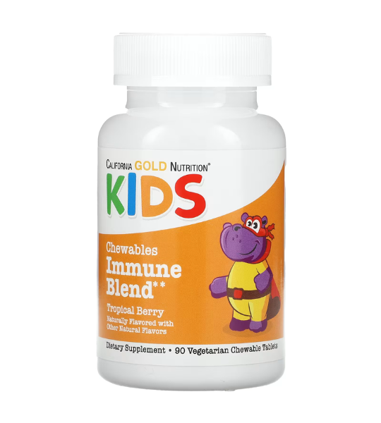 California Gold Nutrition, Chewable Immune Blend, 90 Vegetarian Tablets in Pakistan