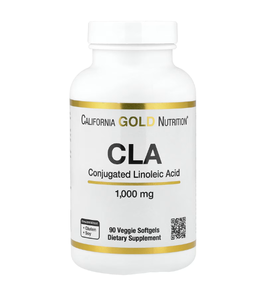 California Gold Nutrition, CLA, Conjugated Linoleic Acid, 1,000 mg, 90 Veggie Softgels in Pakistan
