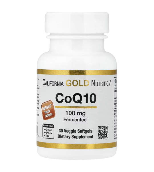 California Gold Nutrition, CoQ10, 100 mg, 30 Veggie Softgels in Pakistan