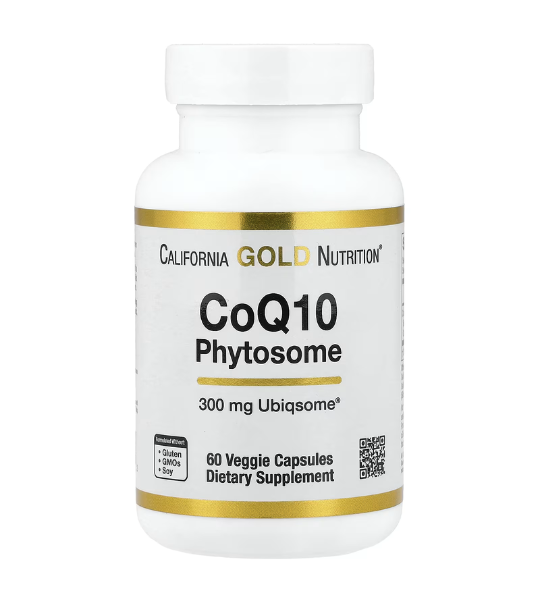 California Gold Nutrition, CoQ10 Phytosome, 300 mg, 60 Veggie Capsules in Pakistan