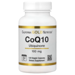 California Gold Nutrition, CoQ10, USP Grade Ubiquinone, 100 mg, 120 Veggie Capsules in Pakistan