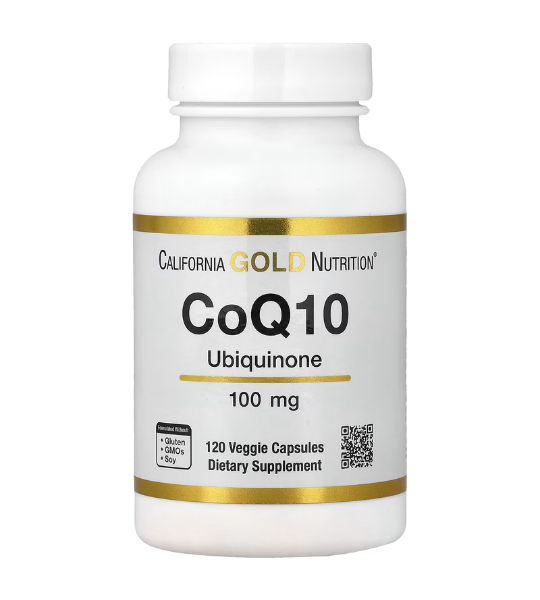 California Gold Nutrition, CoQ10, USP Grade Ubiquinone, 100 mg, 120 Veggie Capsules in Pakistan