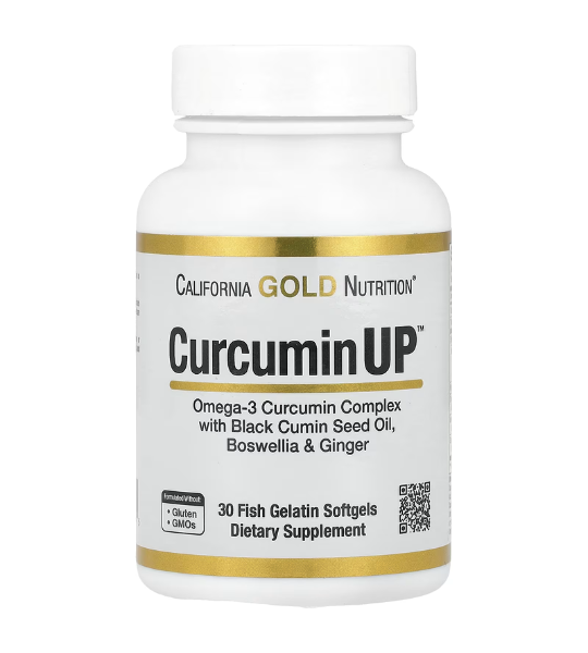California Gold Nutrition, CurcuminUP™ 30 Fish Gelatin Softgels in Pakistan