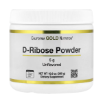 California Gold Nutrition, D-Ribose Powder, Unflavored, 10.6 oz (300 g) in Pakistan