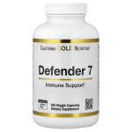 California Gold Nutrition, Defender 7, with A, C, D3, B6, Zinc, Selenium & Beta-Glucan, 180 Veggie Capsules in Pakistan
