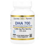 California Gold Nutrition, DHA 700 Fish Oil, Ultra-Concentrated, 1,000 mg, 30 Fish Gelatin Softgels in Pakistan