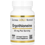 California Gold Nutrition, Ergothioneine, 25 mg, 90 Veggie Capsules in Pakistan
