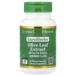 California Gold Nutrition, EuroHerbs™, Olive Leaf Extract, Euromed Quality, 500 mg, 60 Veggie Capsules in Pakistan