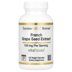 California Gold Nutrition, French Grape Seed Extract, Vitaflavan®, 100 mg, 120 Veggie Capsules in Pakistan