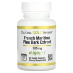 California Gold Nutrition, French Maritime Pine Bark Extract, Oligopin, 100 mg, 60 Veggie Capsules in Pakistan