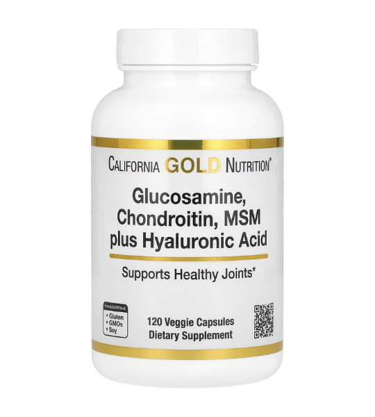 California Gold Nutrition, Glucosamine, Chondroitin, MSM Plus Hyaluronic Acid, 120 Caps in Pakistan